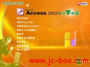 Access 2003即学即会视频教学光盘