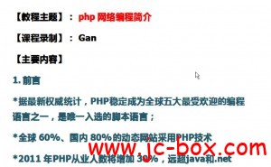 菜鸟腾飞安全网VIP_零基础精通PHP+MySQL网络编程课程