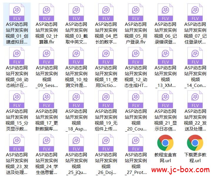 窗内网asp程序建站VIP视频教程