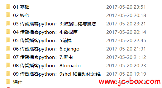 传智2017python在线就业班