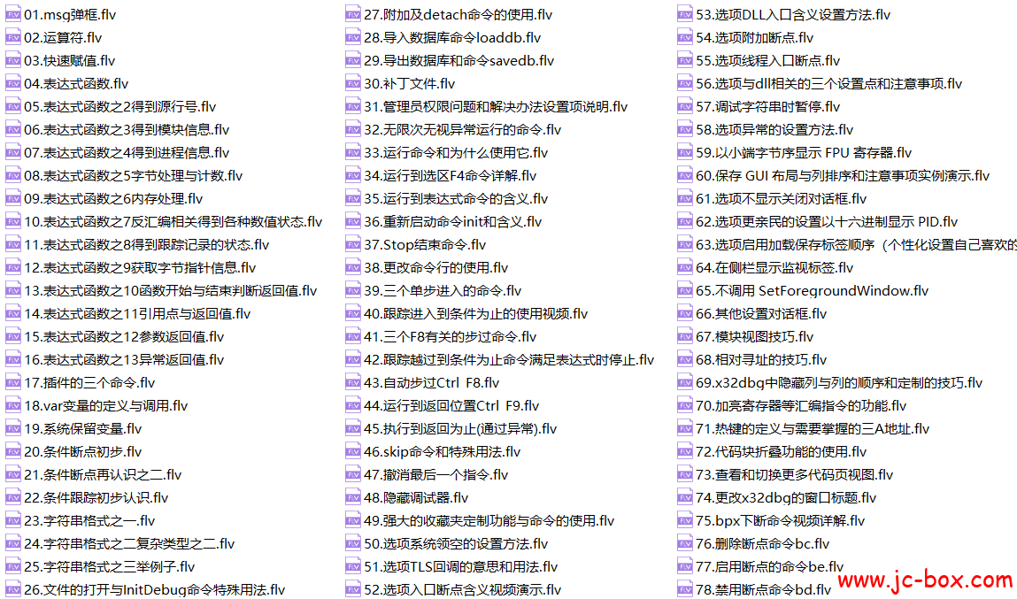 x32dbg_x64dbg命令快速入门