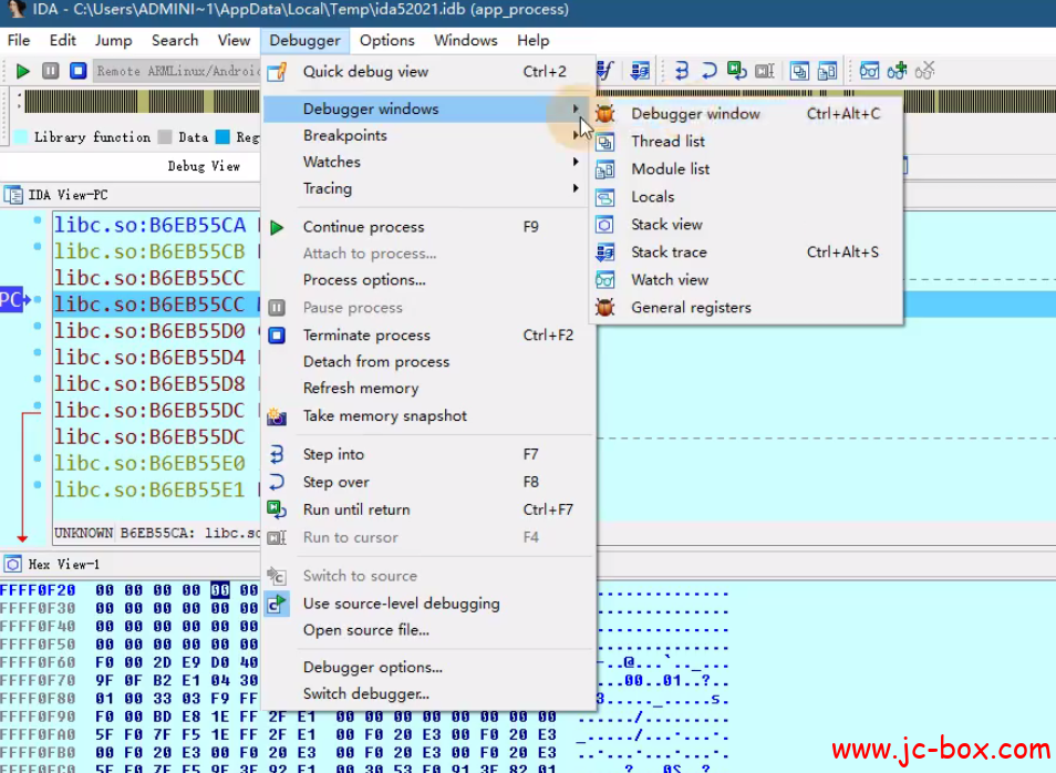 IDA工具使用与调试分析