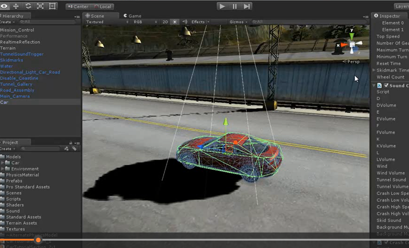 泰课unity赛车race（手游）